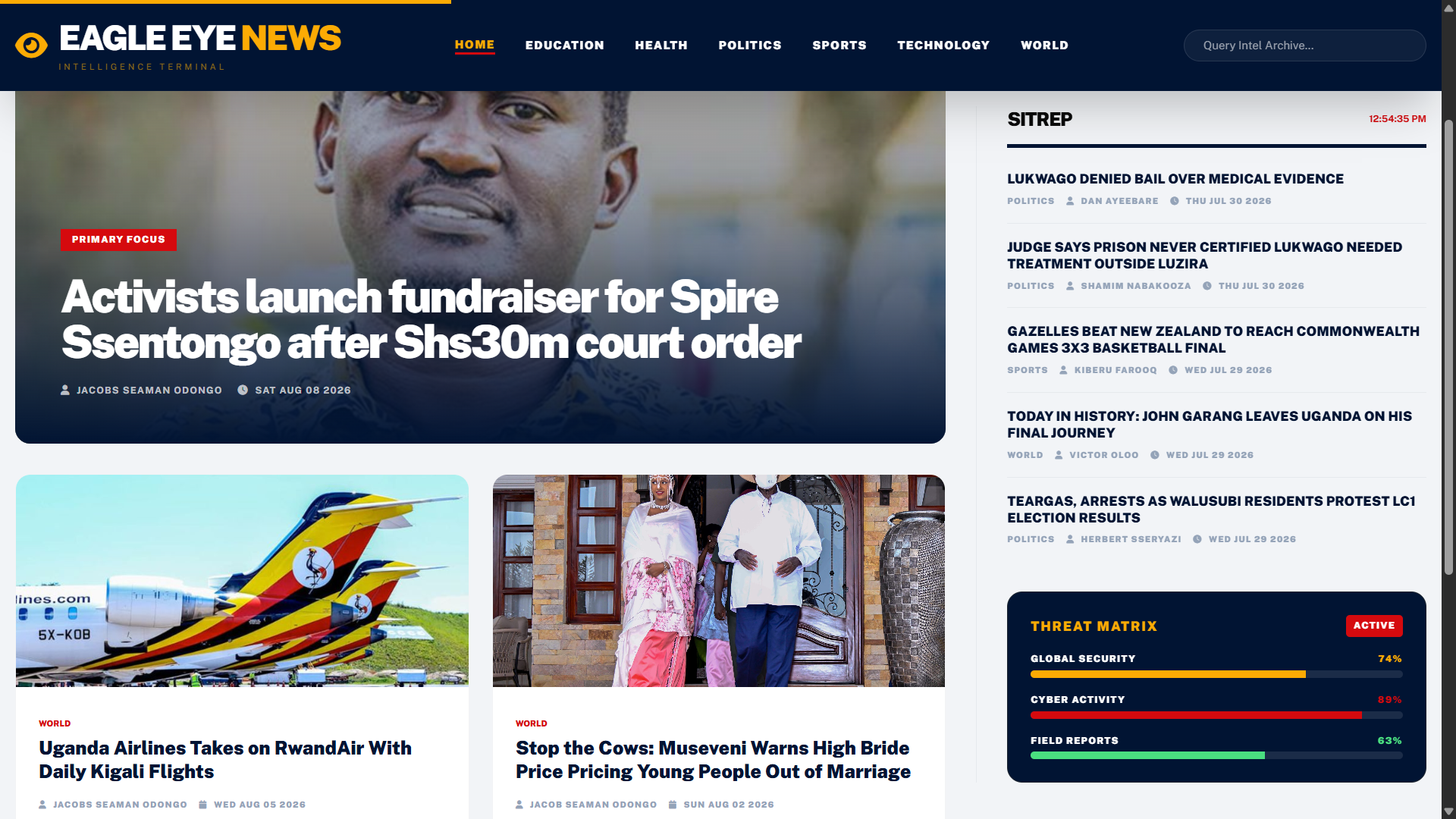 EagleEyeNews - News Portal